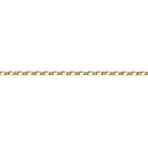 9 Carat Yellow Gold 45cm 2.17 Gram Diamond Cut Figaro Chain