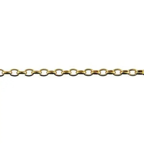 9 Carat Yellow Gold 45cm 4.87g Oval Belcher Chain SEASPRAY