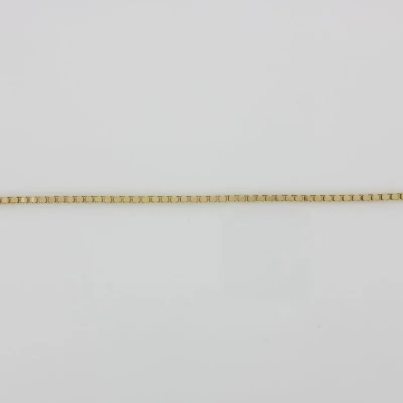 9 Carat Yellow Gold 45cm 5.12g Diamond Cut Box Chain