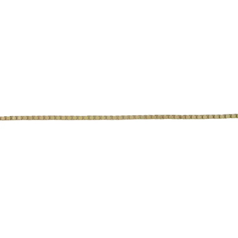 9 Carat Yellow Gold 45cm 5.12g Diamond Cut Box Chain