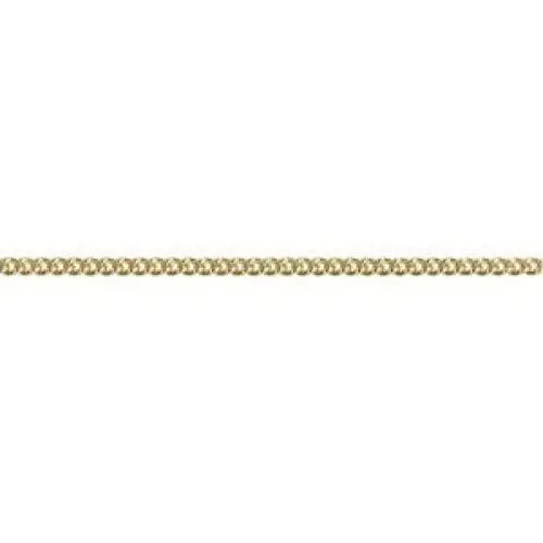 9 Carat Yellow Gold 45cm Round Curb Chain 5.34 Grams