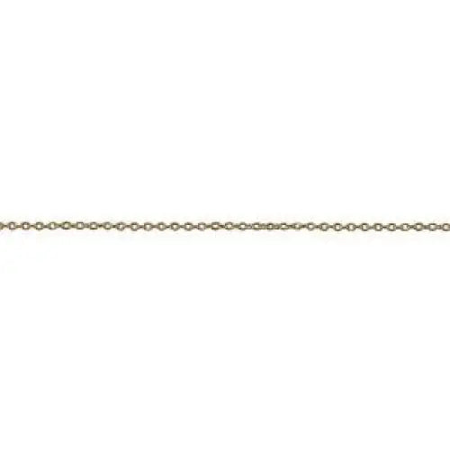 9 Carat Yellow Gold 50cm 1.73g Cable Chain