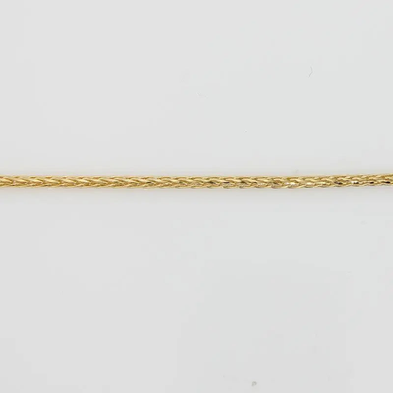 9 Carat Yellow Gold 50cm Adjustable Magic Wheat Chain, 2.5 grams