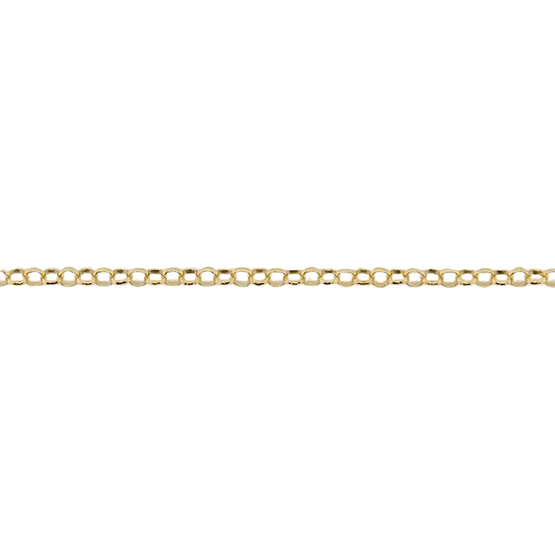 9 Carat Yellow Gold 50cm Oval Belcher Chain 2.7 grams