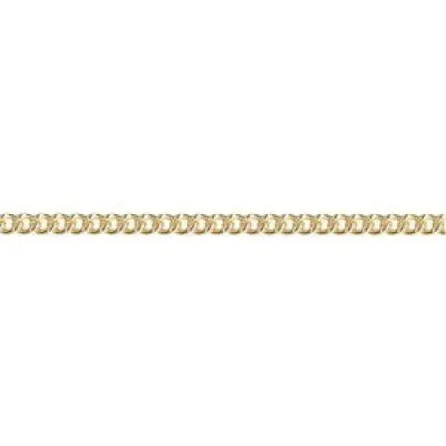 9 Carat Yellow Gold 50cm Round Curb Chain 11.96 Grams