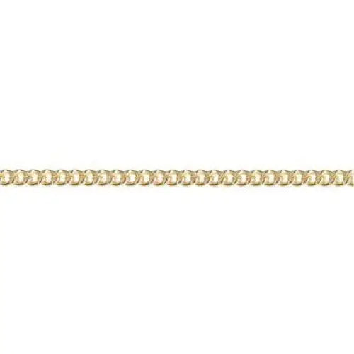 9 Carat Yellow Gold 50cm Round Curb Chain, 11.96 Grams