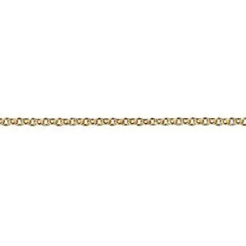 9 Carat Yellow Gold 55cm Cable Chain, 4.45 Grams