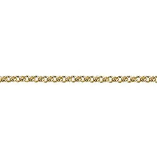 9 Carat Yellow Gold 55cm Round Belcher Chain, 6.64 Grams