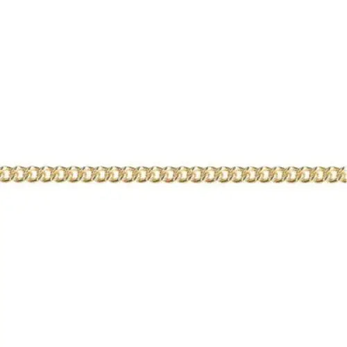 9 Carat Yellow Gold 55cm Round Curb Chain, 13.14 Grams