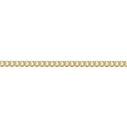 9 Carat Yellow Gold 55cm Round Curb Chain 13.14 Grams
