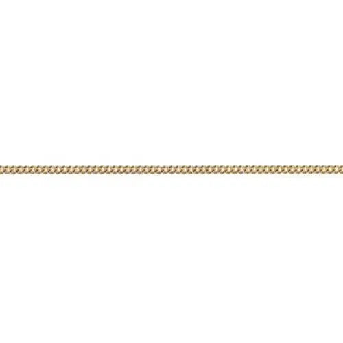 9 Carat Yellow Gold 70cm Diamond Cut Curb Chain, 3.63 Grams