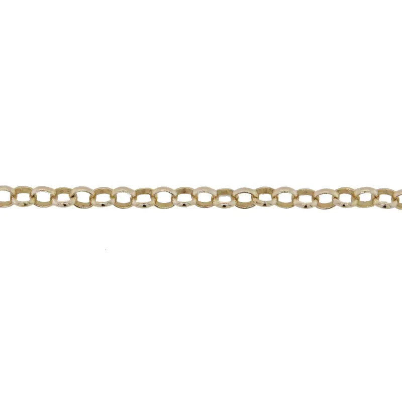 9 Carat Yellow Gold 70cm Round Belcher Chain, 3mm Wide, 9.18 Grams