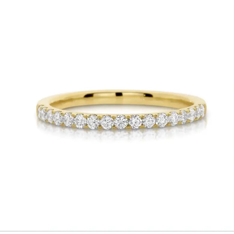 9 Carat Yellow Gold Diamond Ring