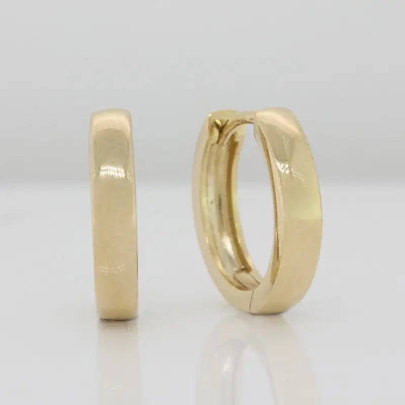 9 Carat Yellow Gold Huggie 2.02mm