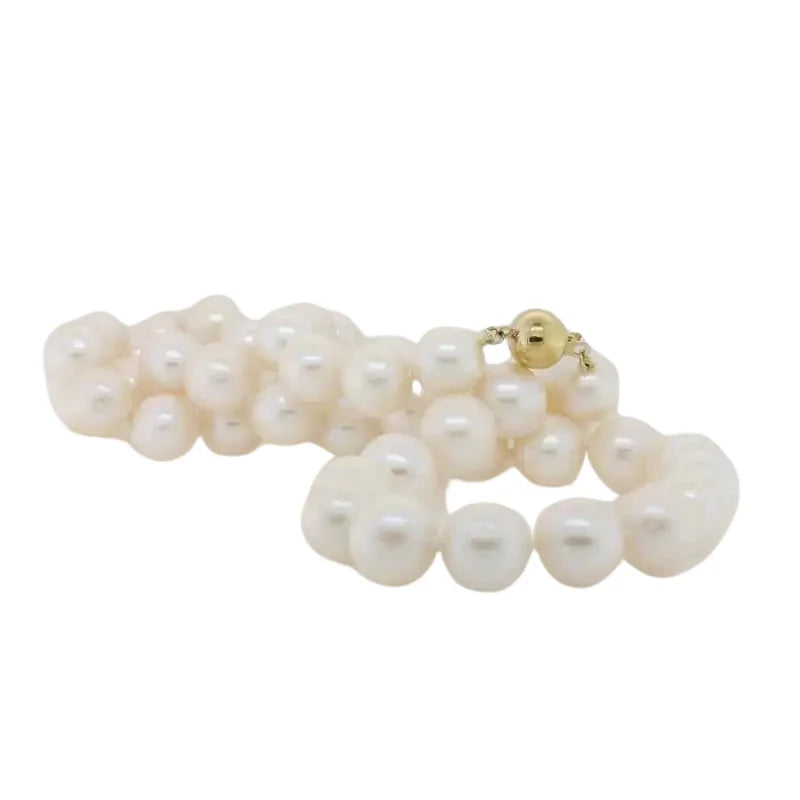 9Y Clasp 8mm White FWP 45cm Nlet SEASPRAY VALUATIONS & FINE