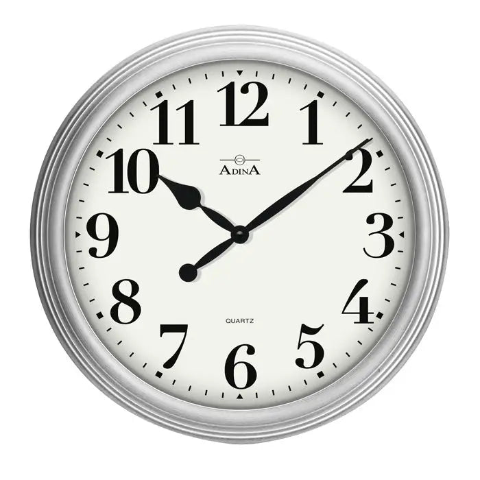 Adina 500mm Wall Clock Arabic Numbers White Dial Seaspray