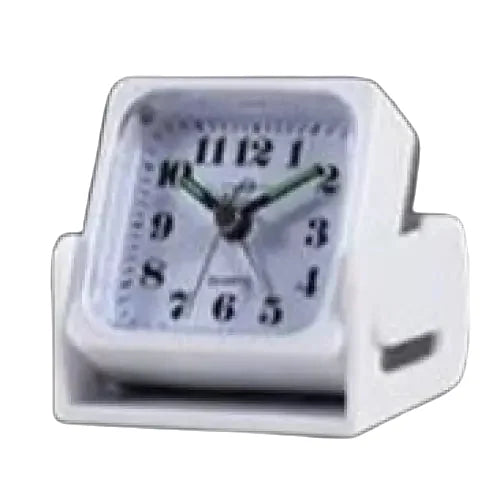 Adina Mini Travel Alarm Clock White SEASPRAY VALUATIONS &