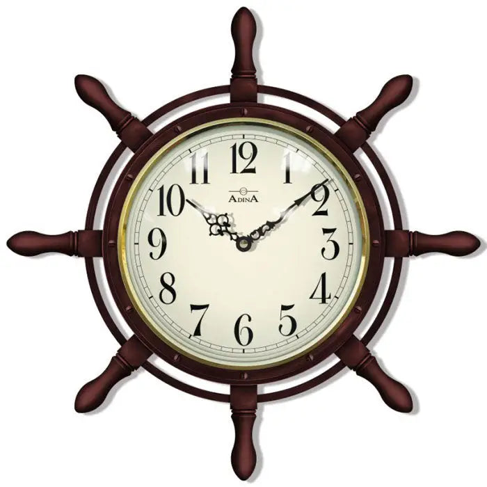 Adina Ship Wheel Clock