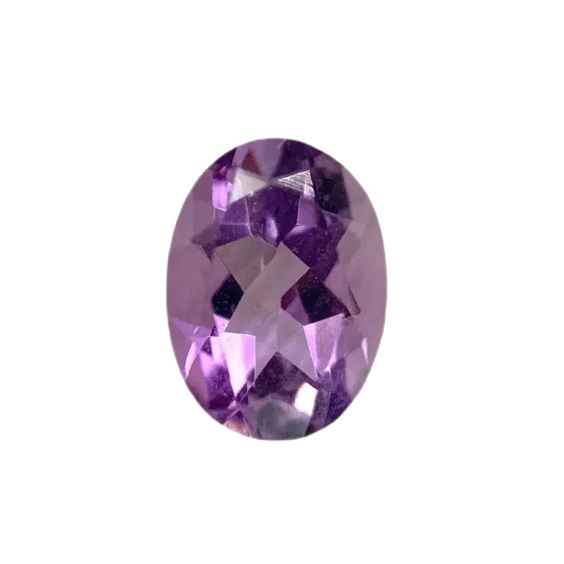 Amethyst Oval Pair 7.1x5.1mm 0.66ct Total Light/Mid-Purple