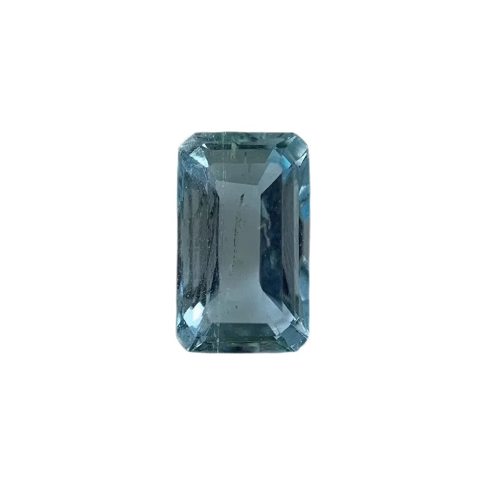Aquamarine Emerald Cut 7x4.25mm 0.71ct Mid-Blue SEASPRAY