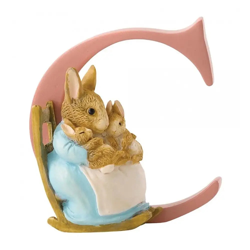 Beatrix Potter Letter "C" - Mrs Rabbit & Bunnies