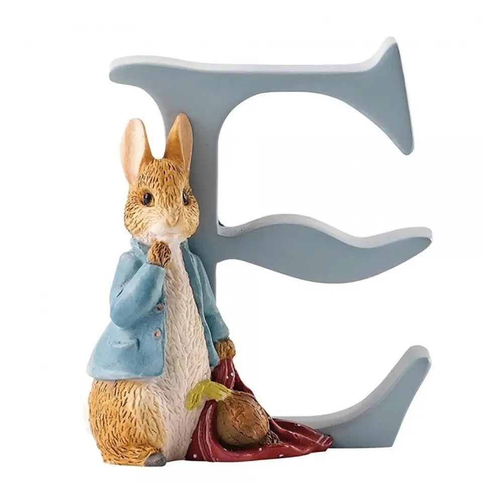 Beatrix Potter Letter "E" - Peter Rabbit With Onion