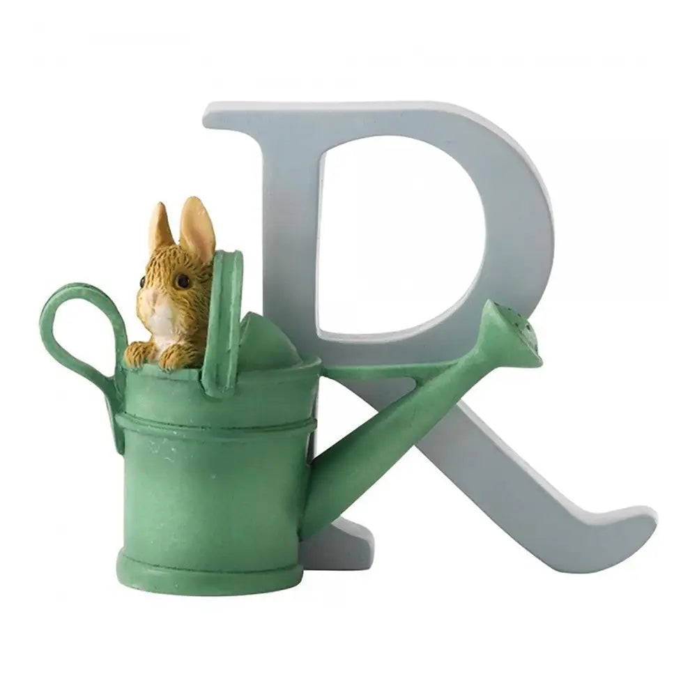 Beatrix Potter Letter R - Peter Rabbit In Watering Can