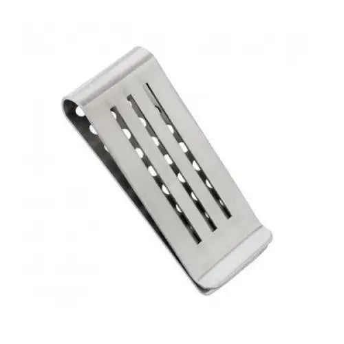 Blaze stainless steel money Clip with 3 line detail