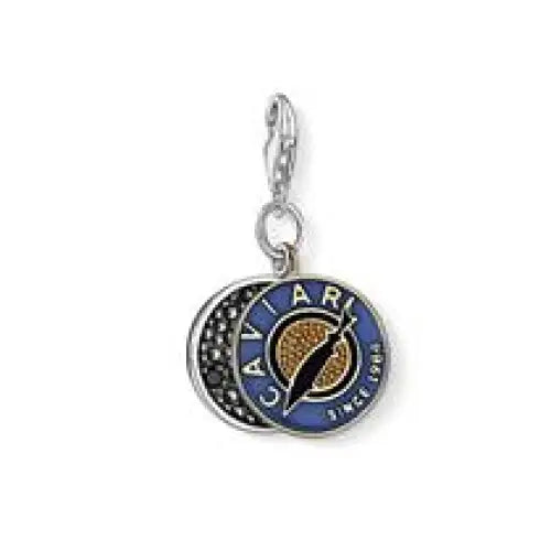 Charm Club Caviar Enamel Cubic Zirconia Charm