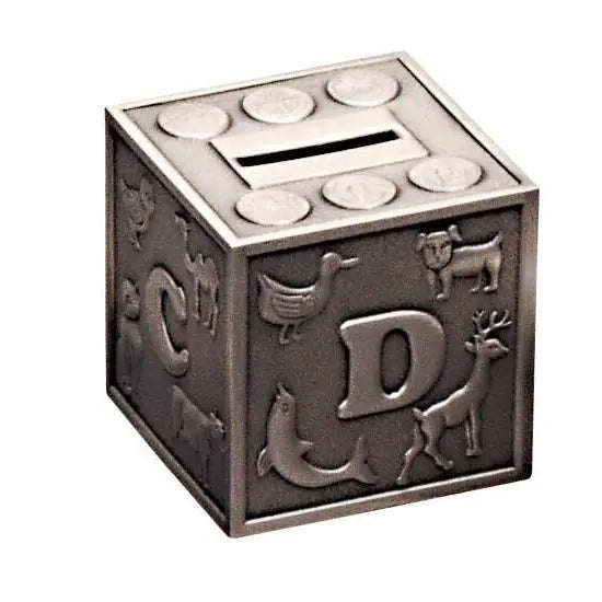 Cube "ABC" Animal Money Box
