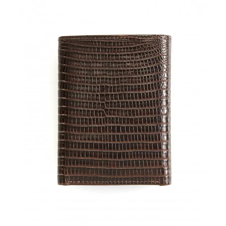 Cudworth Brown Cowhide Leather Tri-Fold Wallet SEASPRAY
