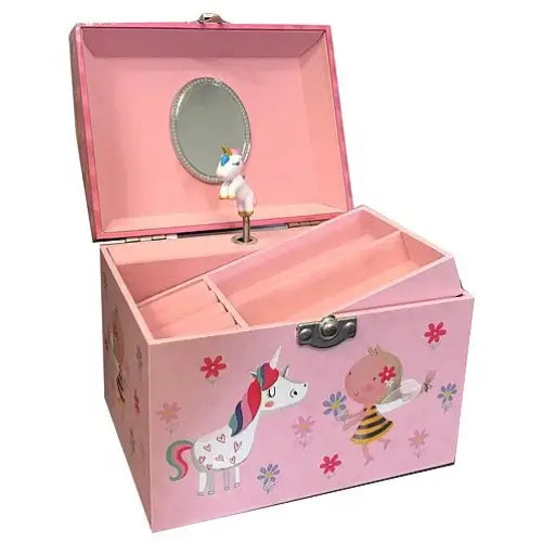 DAN118 Unicorn Pearl Handle Jewellery Box