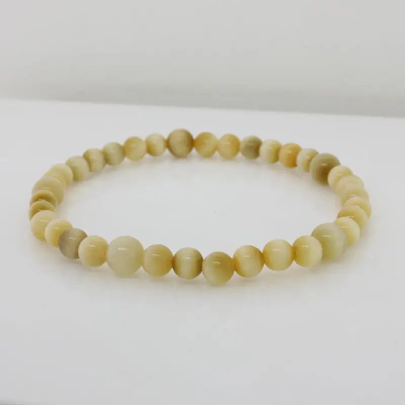 Elastic Honey Tiger Eye Bracelet