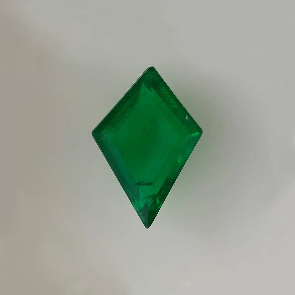 Emerald Kite Cut 11.6x8.1mm 1.51ct Mid Green