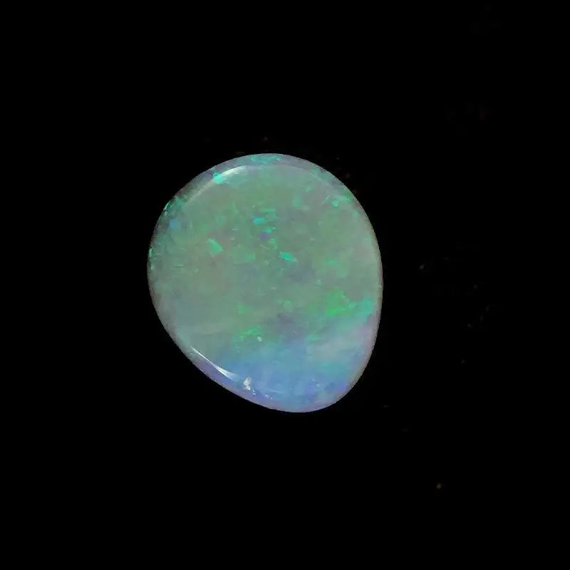 Free Shaped Australian Light Crystal Opal 1.28ct Predominantly Green