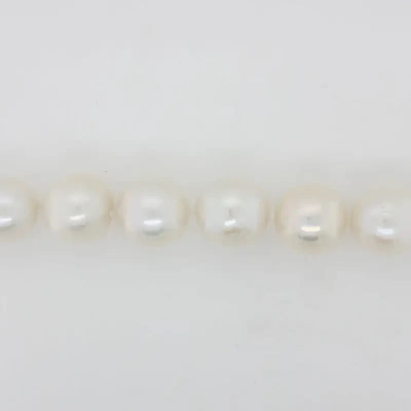 Freshwater 12.0-14.0mm Pearl 50cm Necklace Sterling Silver