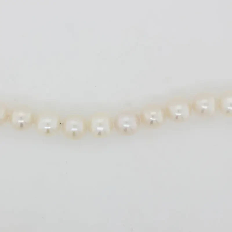 Freshwater 7.50mm to 8.00mm Pearl 50cm Necklet with 9ct