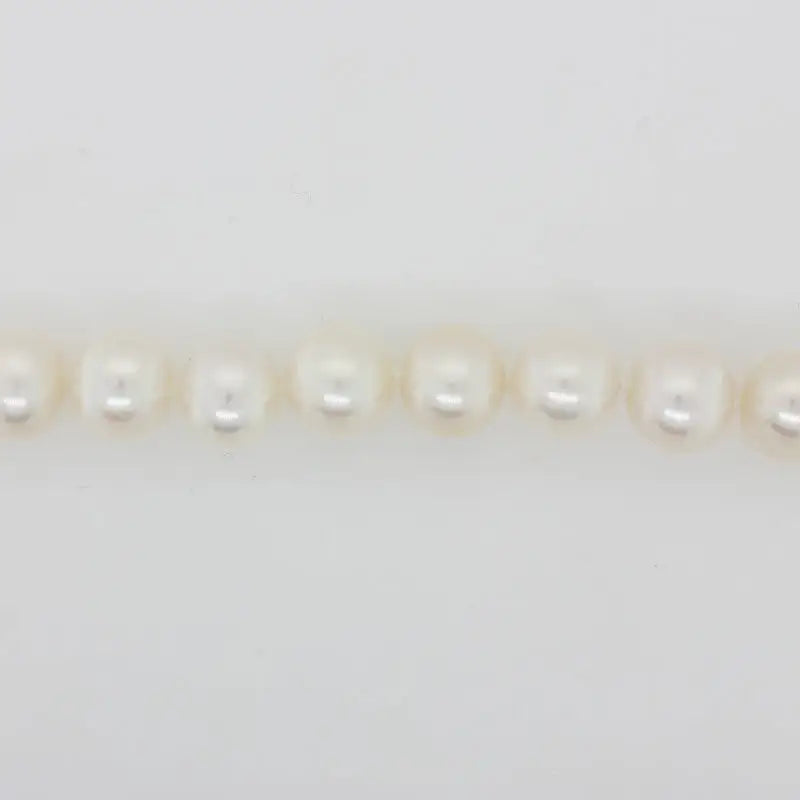 Freshwater 9.00mm to 10.00mm Pearl 45cm Necklet with 9ct