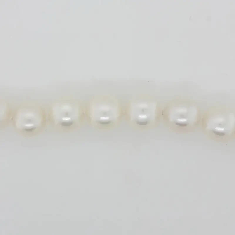 Freshwater 9.00mm to 9.50mm Pearl 50cm Necklet with 9ct
