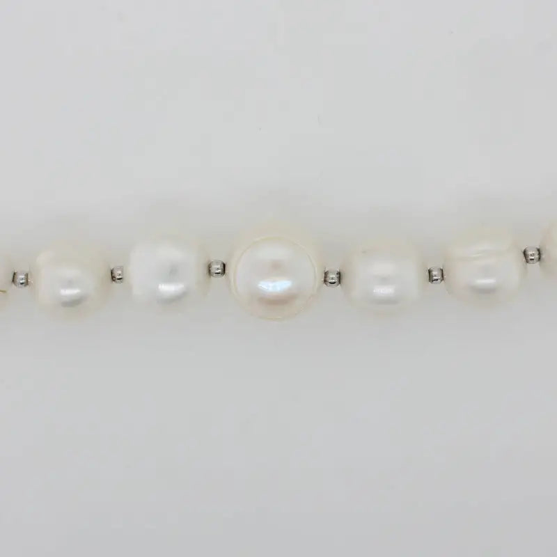 Freshwater Pearl 45cm Necklet with 45 Pearls ranging from