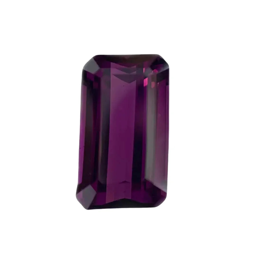 Natural Purple Garnet Emerald Cut 10.3x6.1mm 3.40ct Purple