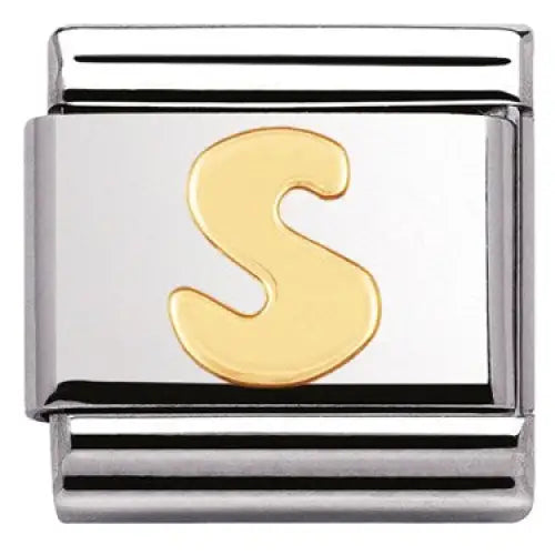 Nomination Classic Composable Letter ’S’ Charm Stainless
