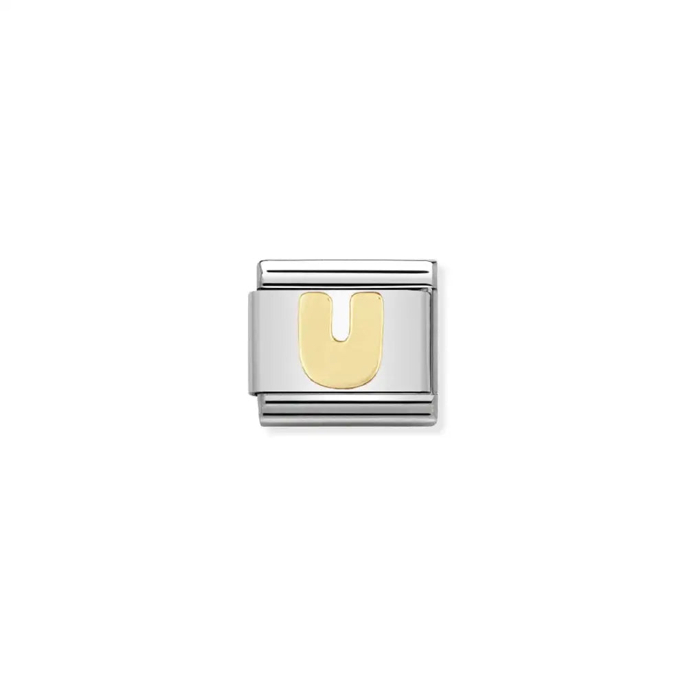 Nomination Classic Composable Letter ’U’ Charm Stainless