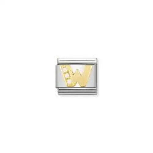 Nomination Classic Composable Letter ’W’ Charm Stainless