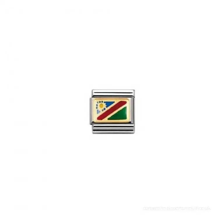 Nomination Classic Composable Namibian Flag Charm Stainless