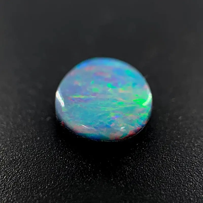 Opal Doublet Pear Shape Pink Blue Green Colours 8.6mm x 7.1mm x 2.88mm Deep