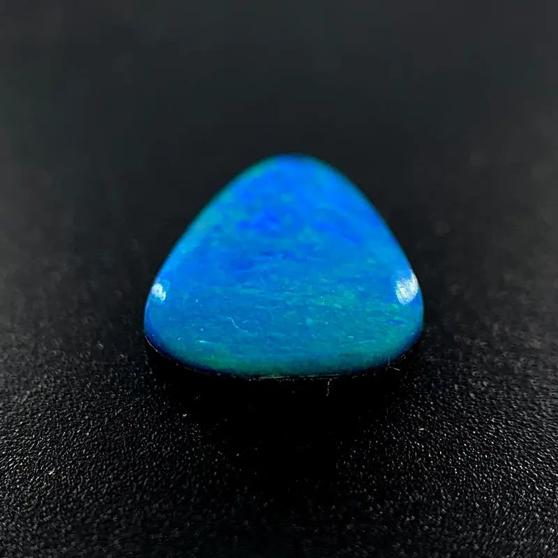 Opal Doublet Triangle Shape Green Blue Colours 9.29mm x 8.10mm x 3.10mm Deep