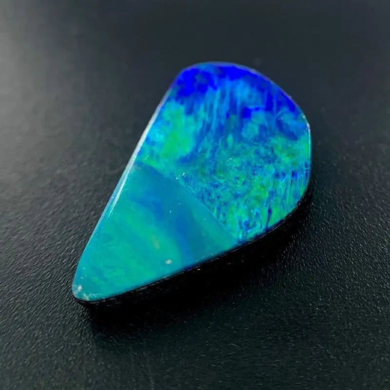 Opal Free Form Pear Shape Green / Blue / Orange Colours