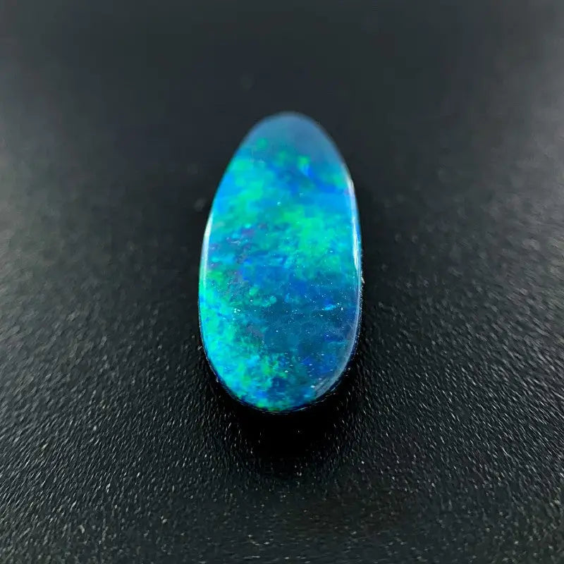 Opal Long Pear Shape Green /Blue Colours White Cliffs
