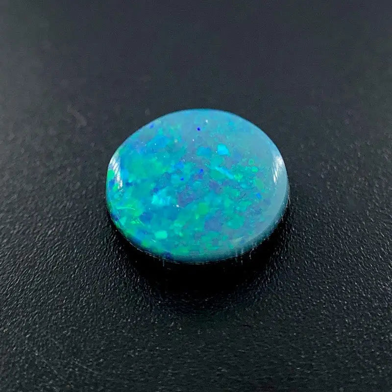 Opal Round Shape Green/ Blue Colours White Cliffs